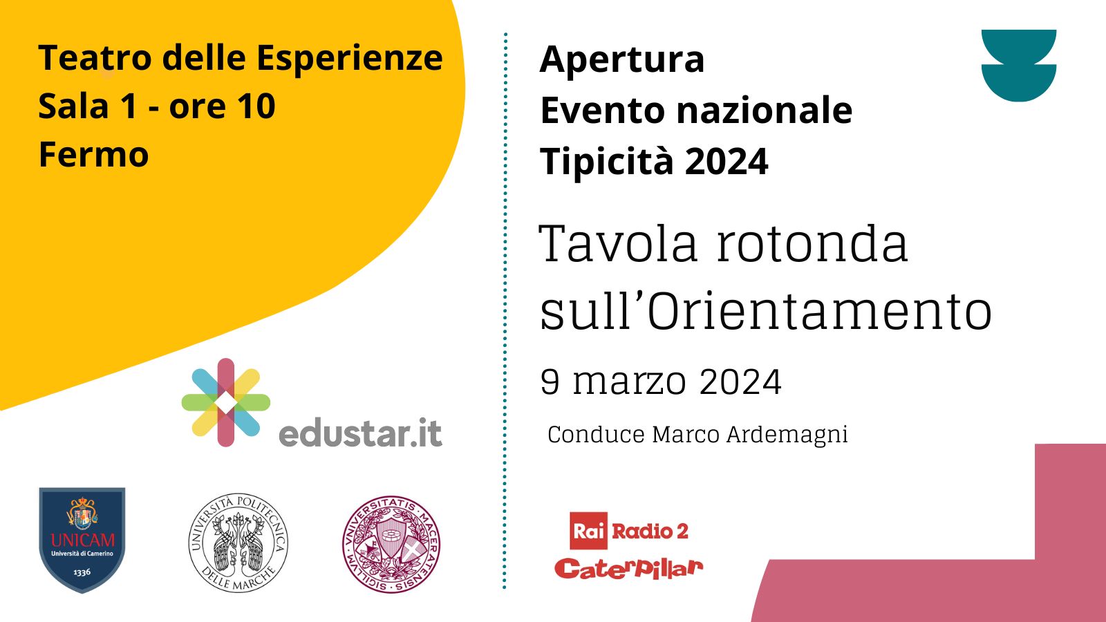 Immagine articolo Tavola rotonda sull'Orientamento: Apertura evento nazionale Tipicità 2024