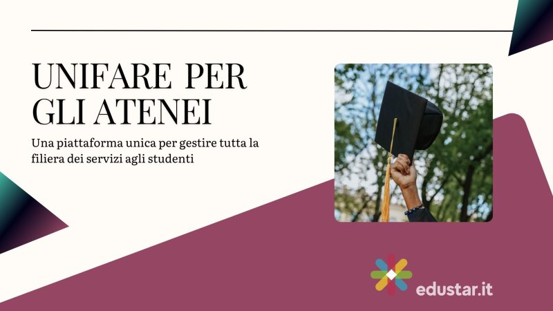 Immagine articolo UNIFARE per gli Atenei: un’unica piattaforma per gestire tutta la filiera dei servizi agli studenti 