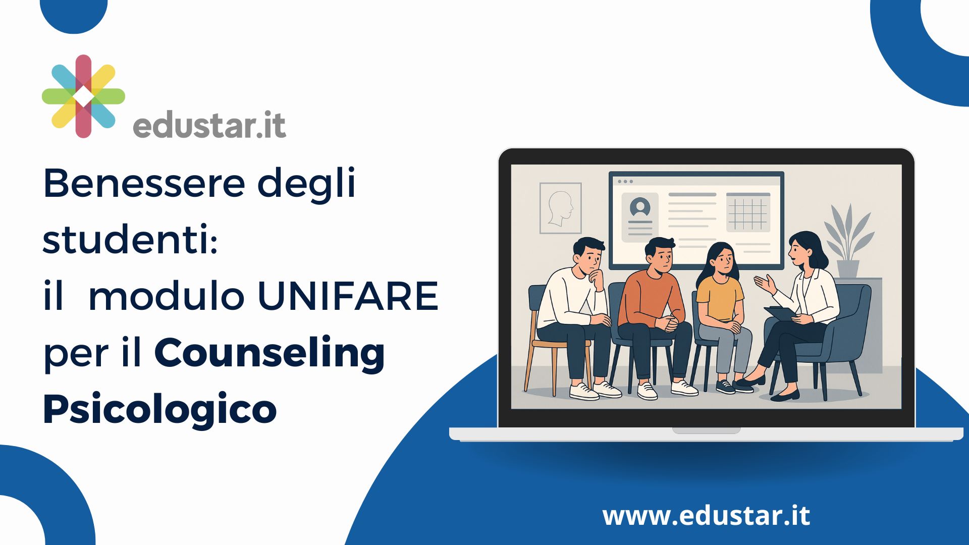Immagine articolo Benessere degli studenti: il nuovo modulo UNIFARE per il counseling psicologico 