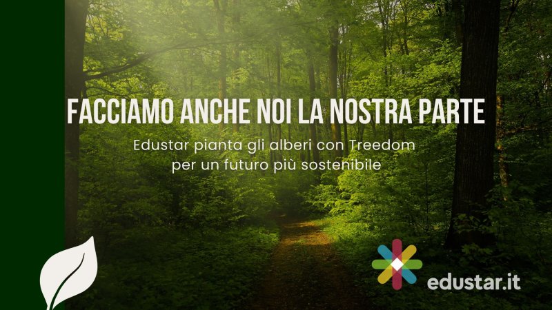 Immagine articolo Edustar sostiene l’ambiente: piantati nuovi alberi con Treedom