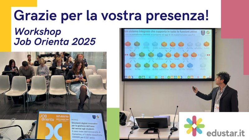 Immagine articolo Grazie per aver partecipato al nostro workshop al Job Orienta di Verona 